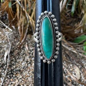 Vintage Bell Trading Sterling Silver Ring With Turquoise